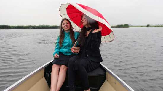 boottochtje in het water